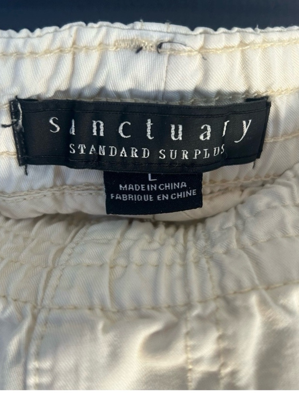Women Cream Cargo Wide-Leg Pants - Picture 2 of 6